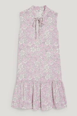 A-Linien Kleid - geblümt