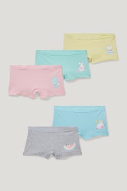 Multipack of 5 - unicorn - boxer shorts - organic cotton