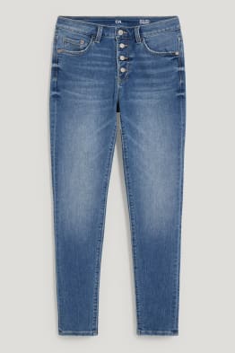 Skinny jean - mid waist - jog denim
