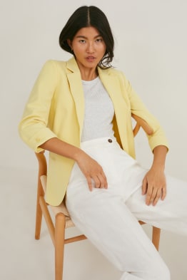 Americana De Oficina - Reciclada Blanco | Chaquetas C\u0026A Mujer - Fotoluna