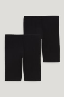 Multipack 2er - Basic-Radlerhose - Bio-Baumwolle - LYCRA®