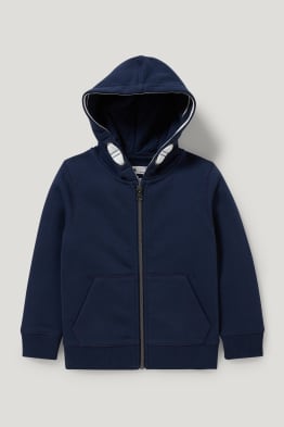 Sudadera con cremallera y capucha
