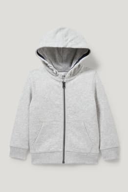 Sudadera con cremallera y capucha