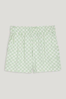 CLOCKHOUSE - Shorts - High Waist - kariert