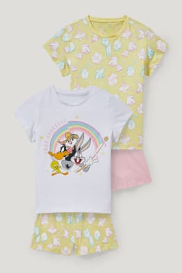Multipack of 2 - Looney Tunes - short pyjamas - 4 piece