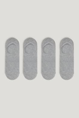 Pack de 4 - calcetines tobilleros - algodón orgánico - LYCRA®