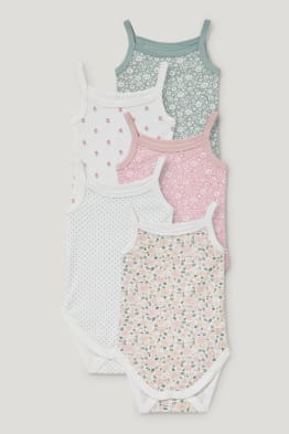 Pack de 5 - bodies para bebé - algodón orgánico
