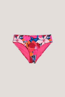 Bikini-Hose - Mid-Rise - LYCRA® - geblümt