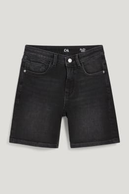 Jeans-Shorts - Mid Waist