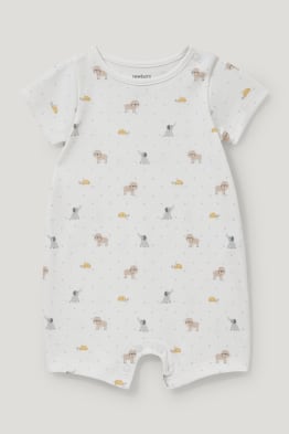 Baby-Schlafanzug - gepunktet