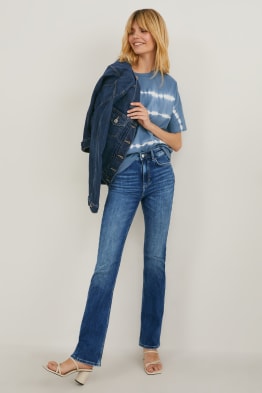 Bootcut jeans - high waist