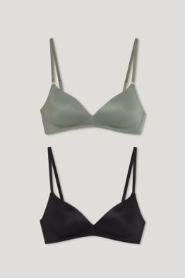 Confezione da 2 - reggiseno senza ferretti - LYCRA®