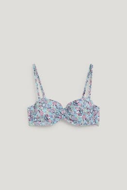 Underwire bikini top - padded - LYCRA® XTRA LIFE™- floral