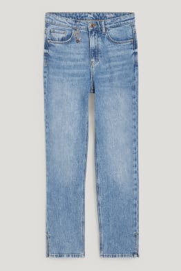 Straight Jeans - High Waist - LYCRA®