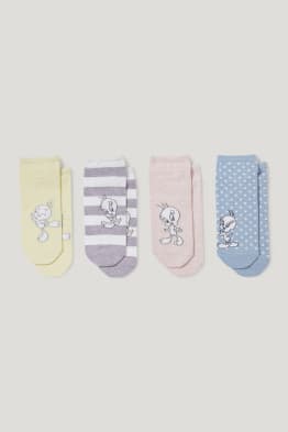 Paquet de 4 - mitjons turmellers amb dibuix - Looney Tunes