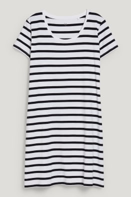 T-shirt-jurk - LYCRA® - gestreept