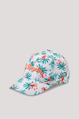Casquette de baseball - à fleurs