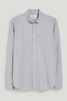 Koszula Oxford - regular fit - przypinany kołnierzyk