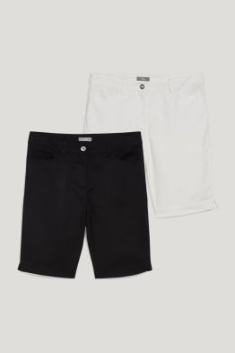 Pack de 2 - shorts - mid waist