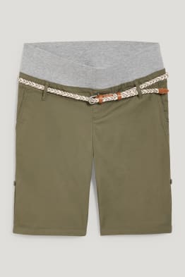 Maternity shorts with belt - LYCRA®