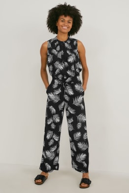 Pantalón De Punto - Loose Fit Beis | Pantalones C\u0026A Mujer - Fotoluna
