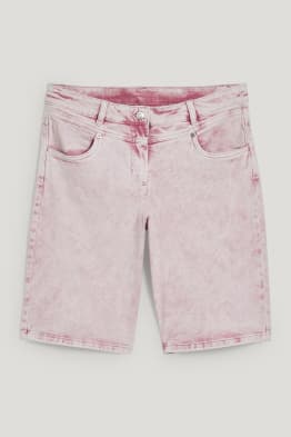 Bermuda di jeans - vita media