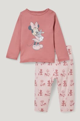 Myszka Minnie - piżama niemowlęca - bawełna bio - 2 części