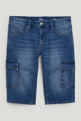 Shorts cargo en jean - LYCRA®