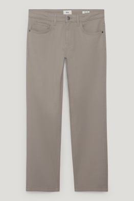 Pantalon de toile - coupe droite - LYCRA®
