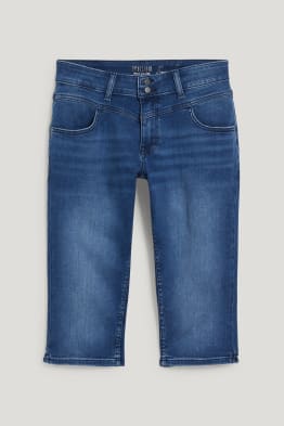 Capri Jeans mit Gürtel-Mid Waist C&A Damen Kleidung Hosen & Jeans Kurze Hosen Capris Größe: 36 