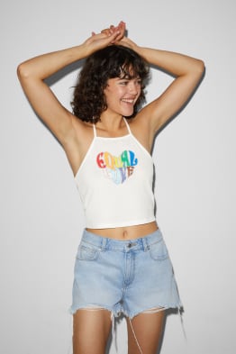 CLOCKHOUSE - krótki top - PRIDE