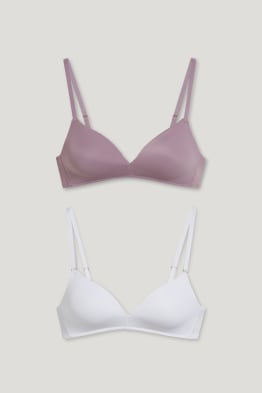 Pack de 2 - sujetadores sin aros - LYCRA®