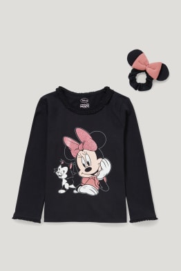 Disney - conjunt - samarreta de màniga llarga i lligacues scrunchie - 2 peces