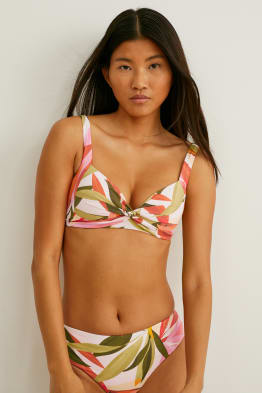 Bikini-Top mit Knotendetail - wattiert - LYCRA® XTRA LIFE™