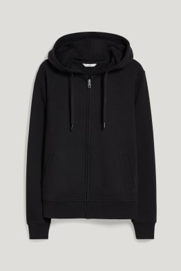 Sweatjack met capuchon - biokatoen