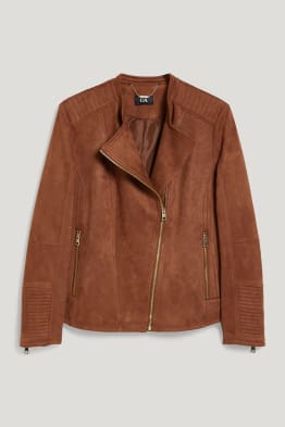 Blouson motard - similisuède