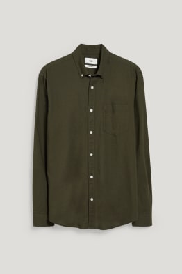 Koszula Oxford - regular fit - przypinany kołnierzyk