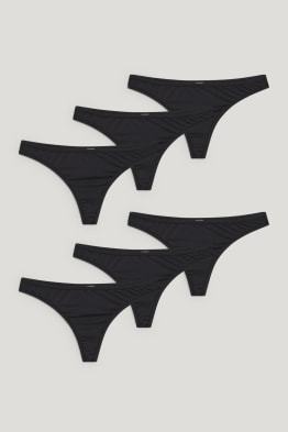 Lot de 6 - strings - LYCRA®
