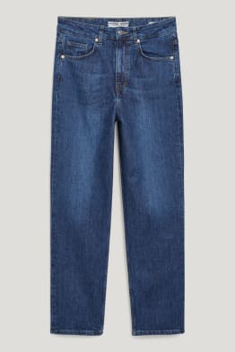 Made in EU - straight jeans - high waist - bio bavlna