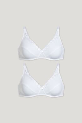Lot de 2 - soutien-gorge sans armatures