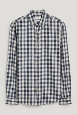 Camisa - regular fit - coll amb botons - quadres