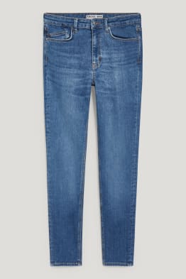 Wyprodukowano w UE - skinny jeans - wysoki stan - bawełna bio