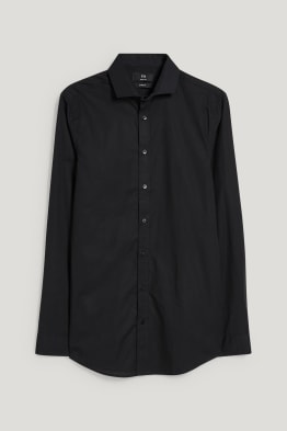 Camisa formal - body fit - cutaway - LYCRA®