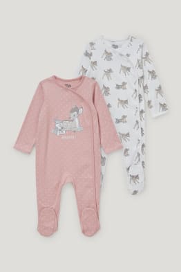 Lot de 2 - Bambi - pyjamas pour bébé - coton bio