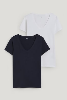 Confezione multipla da 2 - t-shirt basic - cotone biologico