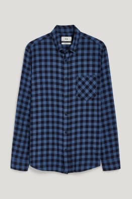 Camisa - regular fit - coll amb botons - quadres