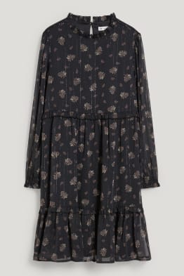 Chiffon dress - patterned
