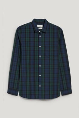 Overhemd - regular fit - kent - geruit