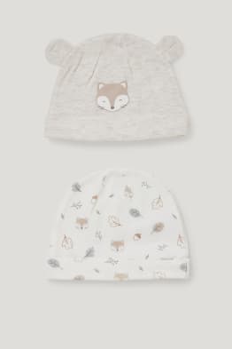 Lot de 2 - bonnets pour bébé
