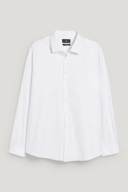 Camicia business - regular fit - collo all'italiana